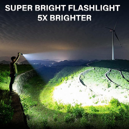 AKNEAR Rechargeable LED Flashlight 99000 High Lumens, Super Bright Flashlights - Image 4