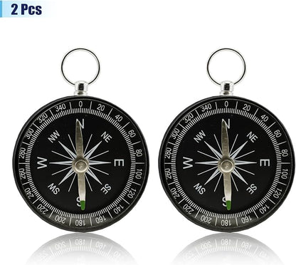 Pocket Compass, 2 Pieces Mini Compass - Image 3