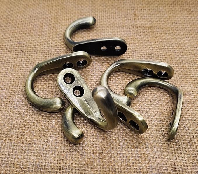 FAPBADRI Multipurpose Hooks, Used to Hang Clothes, Curtain Hold Backs, Antique - Image 2