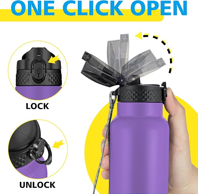 han's bottle Sports Water Bottle - 32 Oz - Image 4