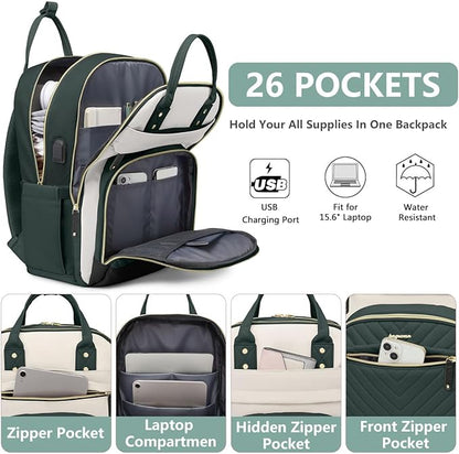 Laptop Backpack for Women Work Bag - Image 2