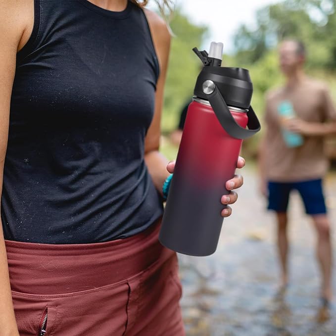 Fijinhom 18oz Insulated Stainless Steel Water Bottle, Wide Mouth Double Wall - Image 7