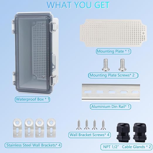 IP67 Waterproof Junction Box, ABS Plastic Electrical Enclosure - Image 5