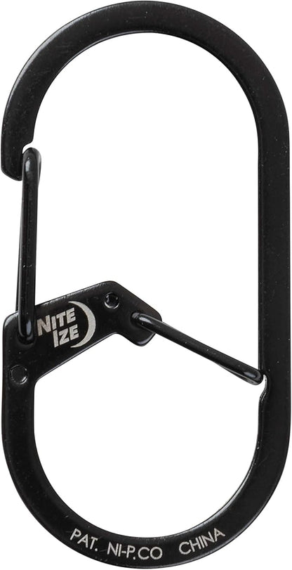 Nite IZE GS2-01-R6 G-Series Dual Chamber Carabiner, Size #2 1-Pack - Image 2
