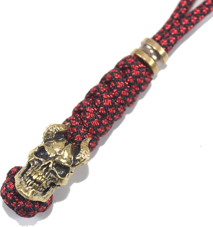 Knife Lanyards with Brass Beads, Paracord Lanyard, Tactical Lanyard - Image 3