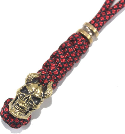 Knife Lanyards with Brass Beads, Paracord Lanyard, Tactical Lanyard - Image 3