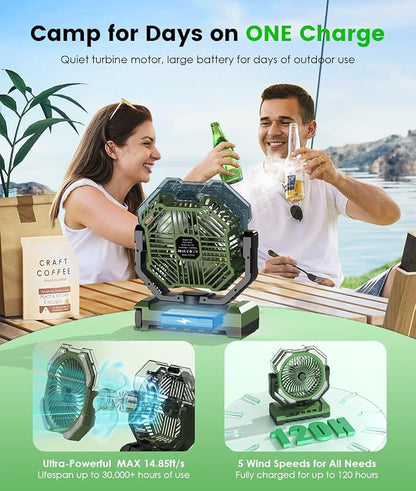 Camping Misting Fan - Image 3