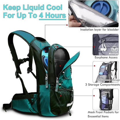 Mothybot Hydration Pack, Insulated Hydration Backpack - Image 2