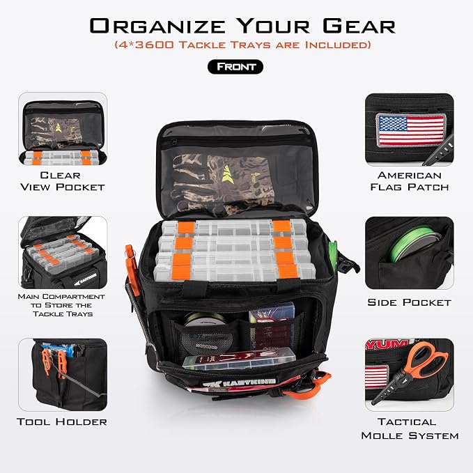 KastKing Karryall Fishing Tackle Bags - Image 2