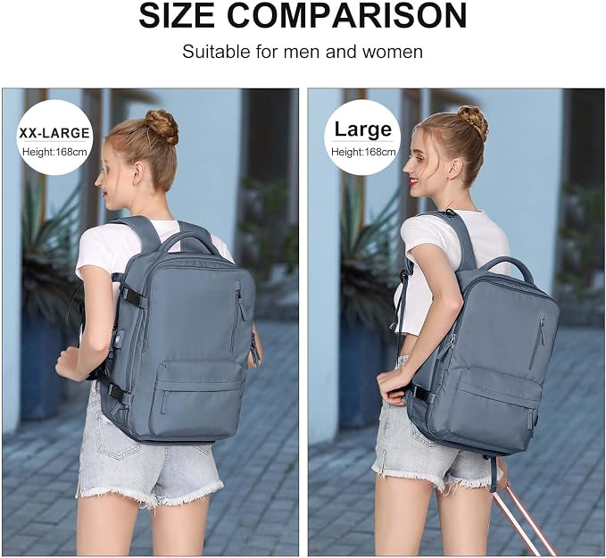 WONHOX Large Travel Backpack Carry on Flight Approved Laptop Work Business - Image 5