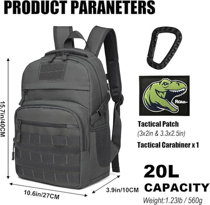 Kids Tactical Backpack Army Molle Bookbag Military Boys Backpack - Image 2