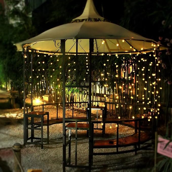 Toodour Solar String Lights Outdoor Waterproof, 36ft 60 LED Globe String Light - Image 4