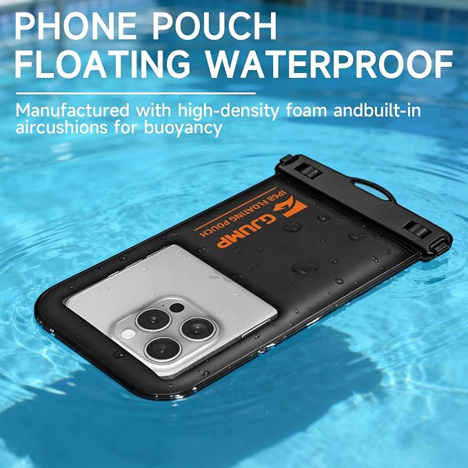 Waterproof Phone Pouch Floating 2 Pack, IP68 Dry Bag Compatible - Image 2