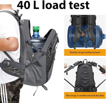 FENGDONG 40L Waterproof Lightweight Hiking, Travel Backpack - Image 3