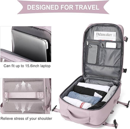 WONHOX Large Travel Backpack Carry on Flight Approved Laptop Work Business - Image 6