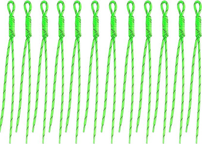 Paracord Keychain Paracord Bag Charm 12pcs Braided Nylon Rope Keychain Cord by Cmidy