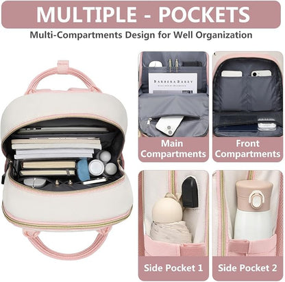 Backpack for Women Laptop Bag: Work Travel Backpacks Fits 17 inch Computer - Image 3
