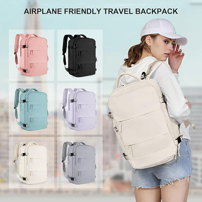 coowoz Large Travel Backpack For Women Men, Carry On Backpack Flight Approved - Image 8