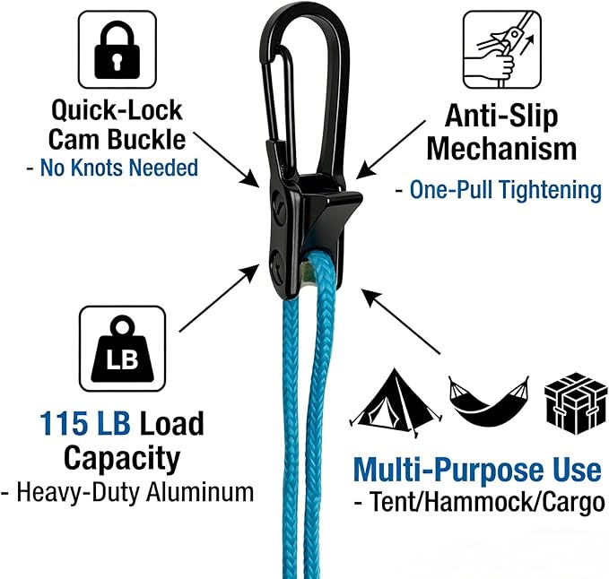Rope Tightening Tool & Tensioner:6 Pack Rope - Image 2