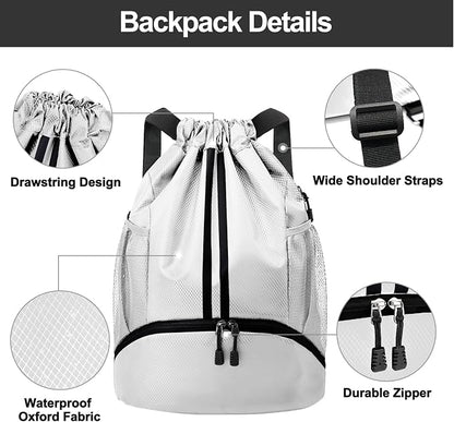 Hoedia Sports Drawstring Backpack - Image 4