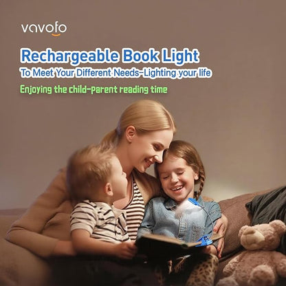VAVOFO Rechargeable Book Light for Reading in Bed Kids, 7 LED Reading Light - Image 2