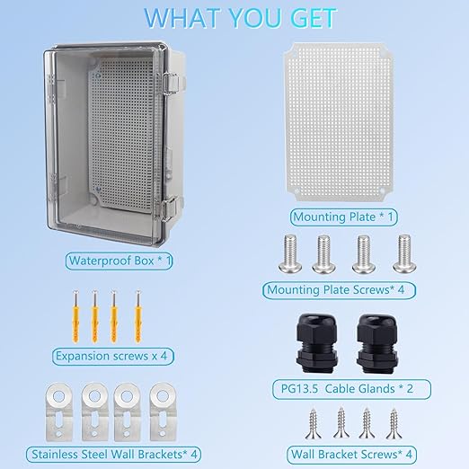IP67 Waterproof Junction Box, ABS Plastic Electrical Enclosure - Image 6