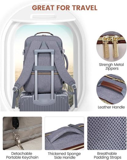 LOVEVOOK 40L Travel Backpack for Women & Men, Airline Approved Carry On Luggage - Image 7