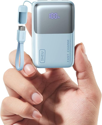 INIU Pocket Size Portable Charger, Ultra Small 10000mAh 45W PD Power Bank by INIU