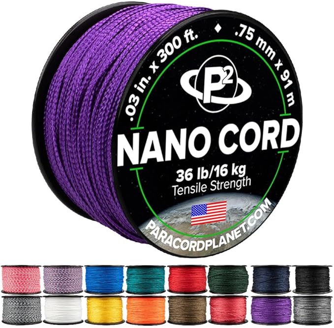 Paracord Planet Nano Cord –Lightweight Nylon Nano Paracord – Great by ParacordPlanet