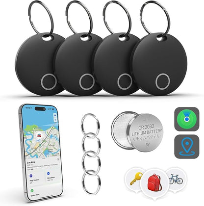 Air Tracker Tags-4 Pack, Smart Bluetooth Tracker, Compatible by Midlocater
