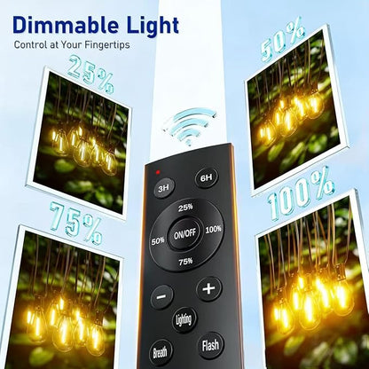 200FT LED Outdoor String Lights - Image 5