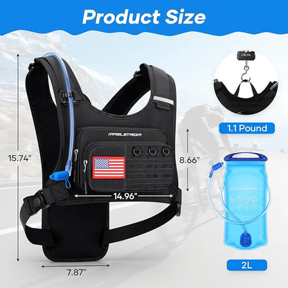 Maelstrom Running Vest, Detachable Hydration Backpack - Image 4