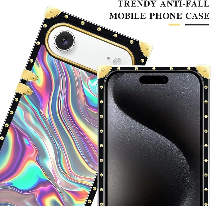 for iPhone 17 Air Case Luxury Golden Decoration - Image 4