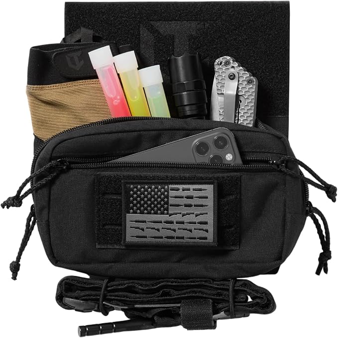 Tactical Admin Pouch Laser Cut MOLLE EDC Tool Organizer - Image 3