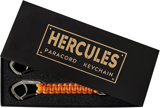 HERCULES Paracord Keychain Set – 2 Pack Lanyard Rope by HERCULES