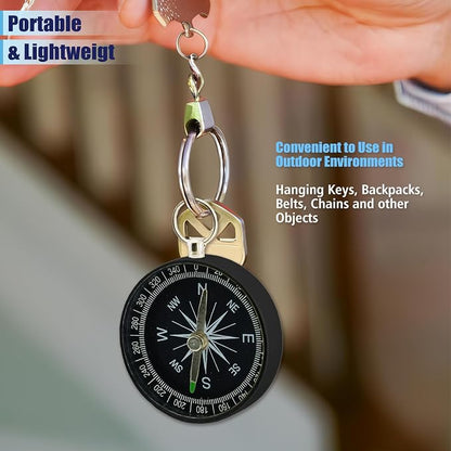 Pocket Compass, 2 Pieces Mini Compass - Image 5