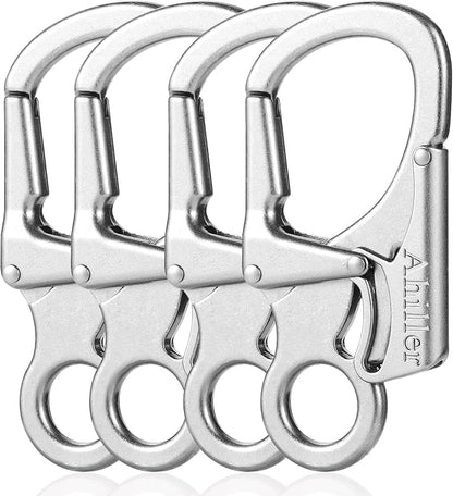 Ahiller Carabiner Clip, Double Anti-Misopening Locking Design, Key Ring Clip by Ahiller