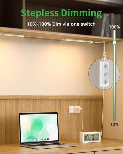 Under Cabinet Lighting Plug-in, Dimmable Under Counter Lights - Image 4
