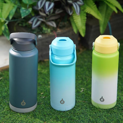 BJPKPK Water Bottle with Straw Lid, 32oz Vacuum Insulated Water Bottles - Image 7