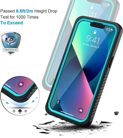 Lanhiem for iPhone 13 Case, IP68 Waterproof Dustproof Shockproof Cases - Image 4