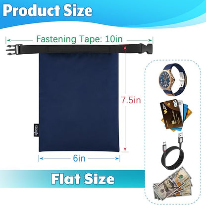 Cosmos 3 Pcs Waterproof Dry Bag, Mini Waterproof Pouch Portable Dry Sacks Small - Image 2