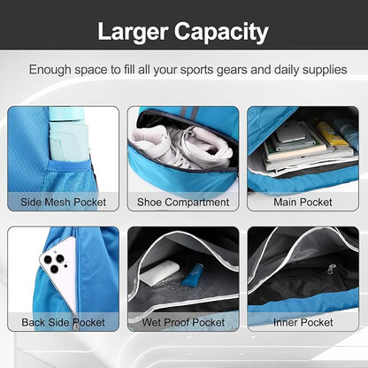 Hoedia Sports Drawstring Backpack - Image 4