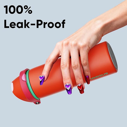 Insulated Water Bottle with Straw - Image 6