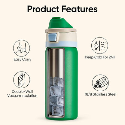 Fijinhom 24 oz Insulated Water Bottle - Image 6