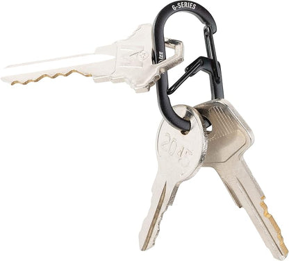 Nite IZE GS1-01-2R6 G-Series Dual Chamber Carabiner, Size #1 2-Pack - Image 4