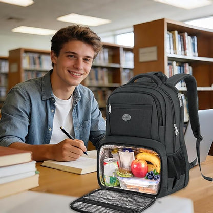 MATEIN Lunch Backpack for Men Work, Sturdy 17 Inch Laptop Backpack - Image 9