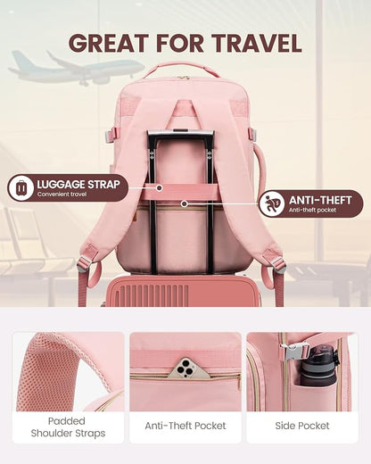 LOVEVOOK Travel Backpack for Women & Men 50L, Airline Approved Carry On - Image 6
