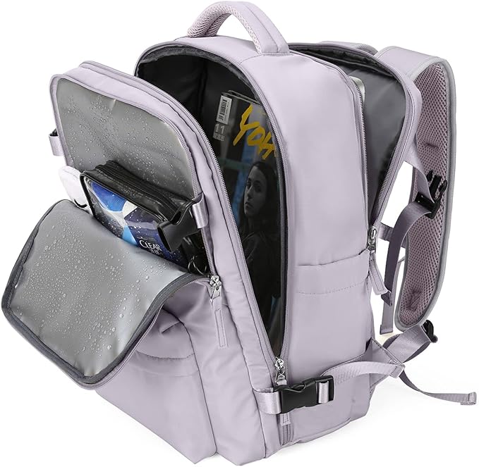 WONHOX Large Travel Backpack Carry on Flight Approved Laptop Work Business by WONHOX
