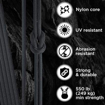 TECEUM 5/32" Paracord Rope 1000 – 1000ft / 200ft / 100ft / 50ft – Tactical - Image 3