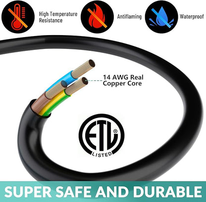 Outdoor Extension Cord 12 Ft - Image 3
